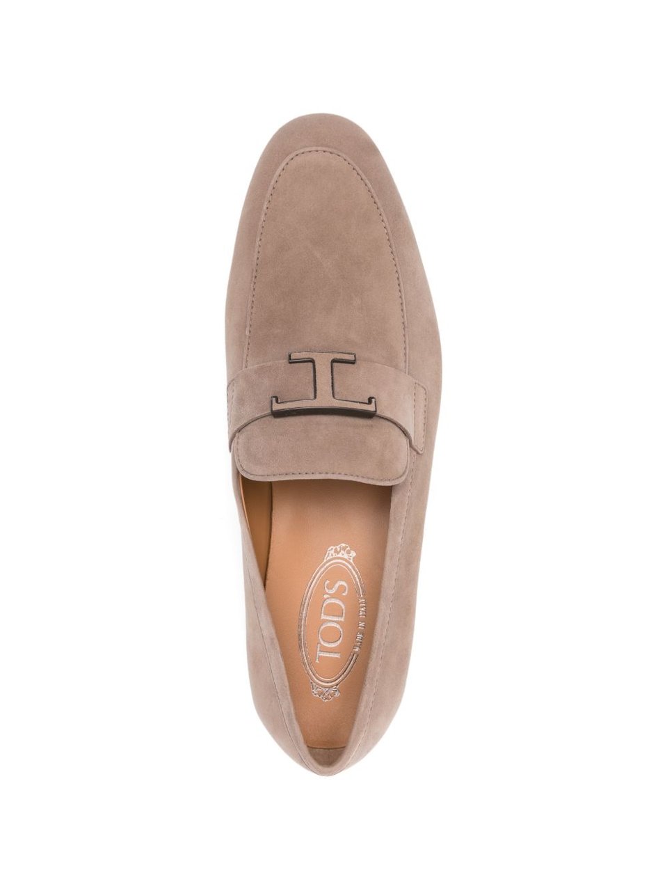 Tod's Flat Shoes Creta Chiaro Taupe