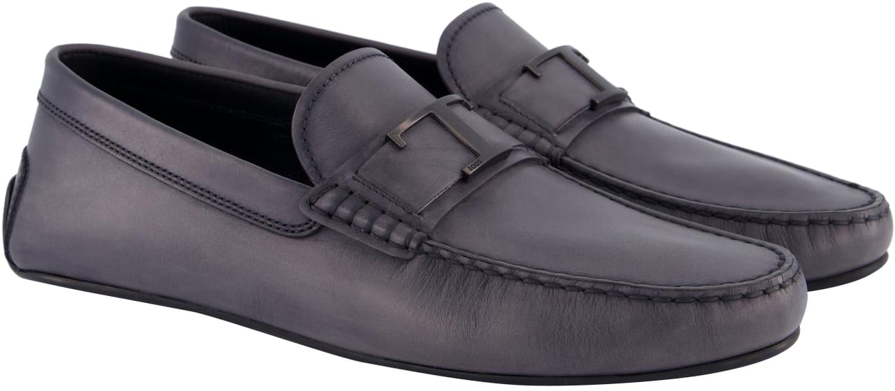 Tod's Heren City Loafer Gommino Grijs Grijs