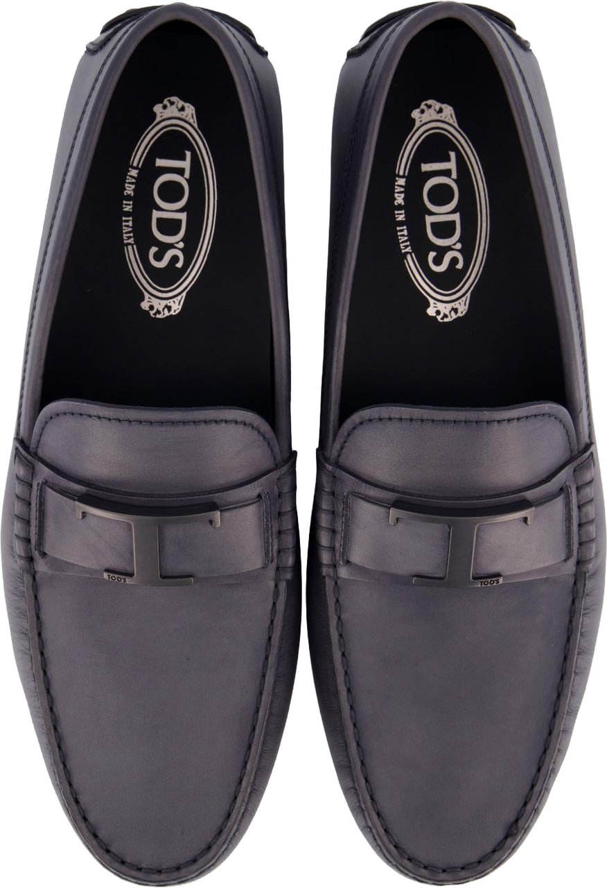 Tod's Heren City Loafer Gommino Grijs Grijs