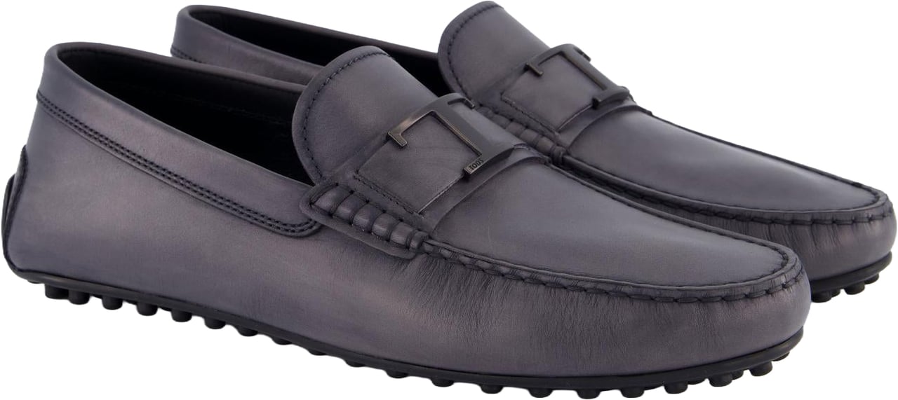 Tod's Heren City Loafer Gommino Grijs Grijs