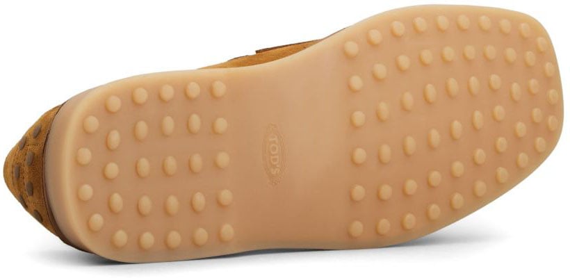 Tod's Flat Shoes Monks Robe Bruin