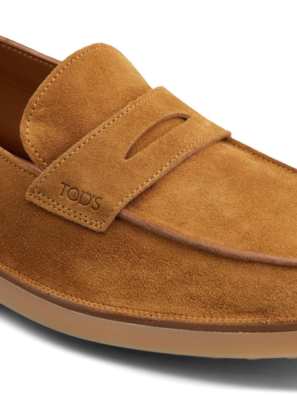 Tod's Flat Shoes Monks Robe Bruin