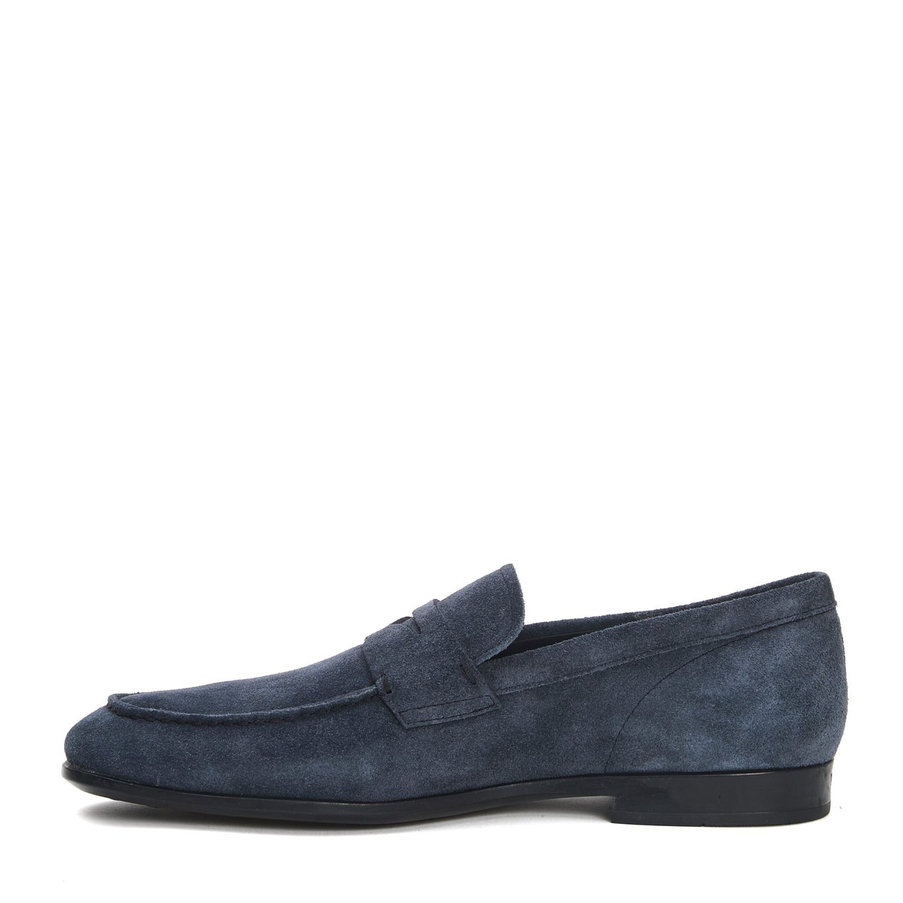 Tod's Mocassino In Camoscio Blu Blauw
