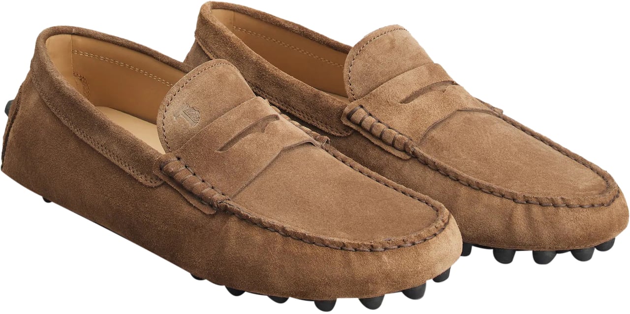 Tod's Flat Shoes Noce Chiaro Bruin