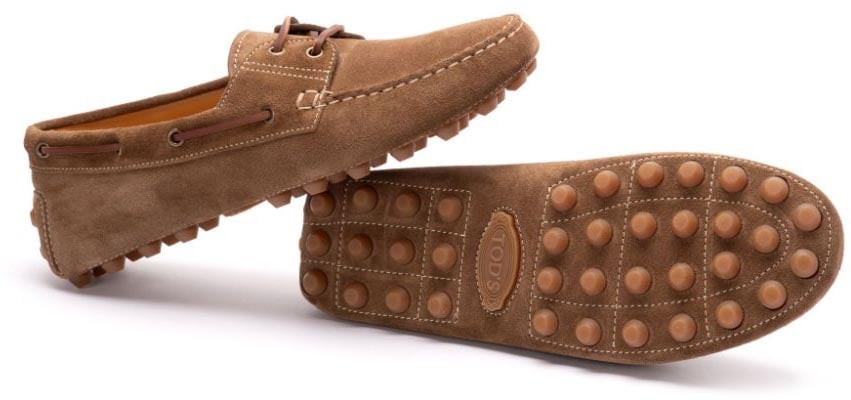 Tod's Flat Shoes Brown Beige