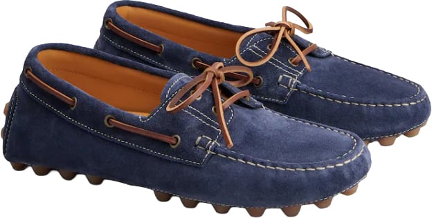 Tod's Flat Shoes Galassia Navy