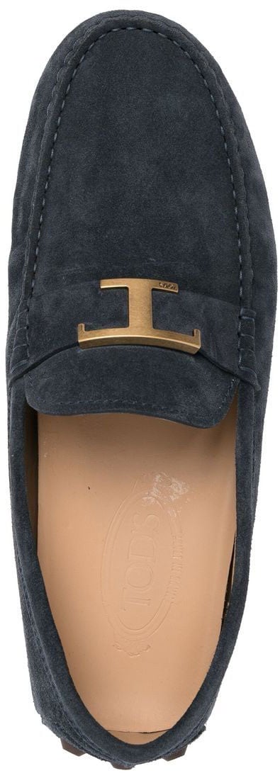 Tod's Flat Shoes Night Zwart