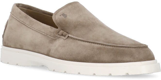 Tod's Flat Shoes Brown Taupe