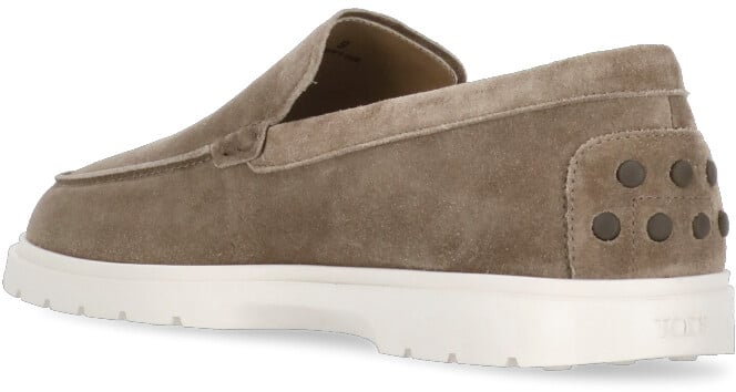 Tod's Flat Shoes Brown Taupe