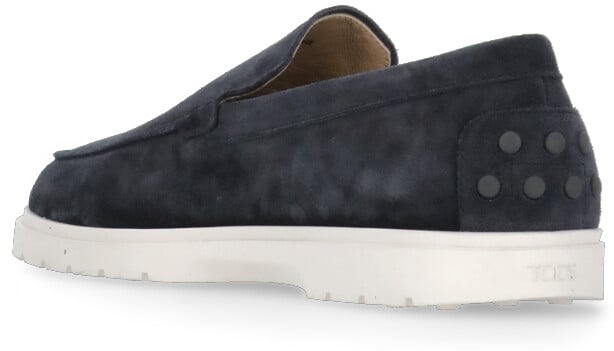 Tod's Flat Shoes Blue Navy