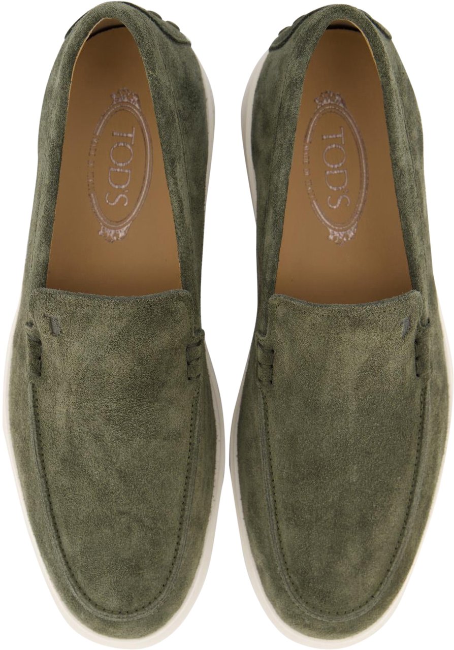 Tod's Heren Ibrido Loafer Groen Groen