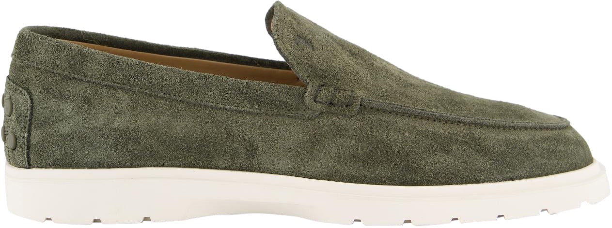 Tod's Heren Ibrido Loafer Groen Groen