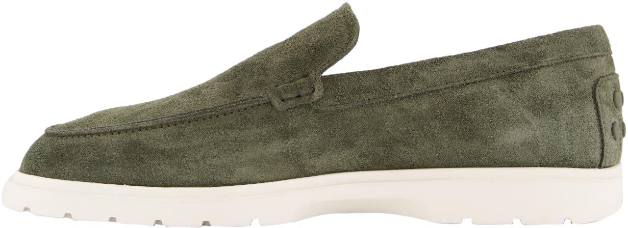 Tod's Heren Ibrido Loafer Groen Groen