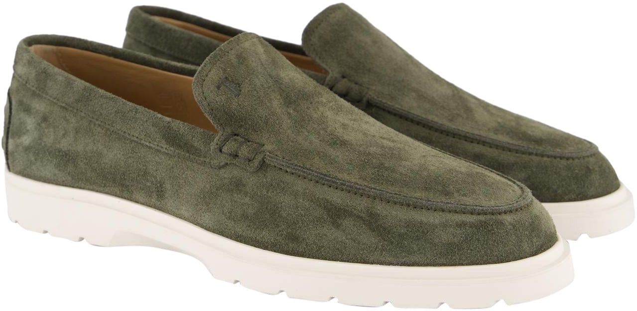 Tod's Heren Ibrido Loafer Groen Groen