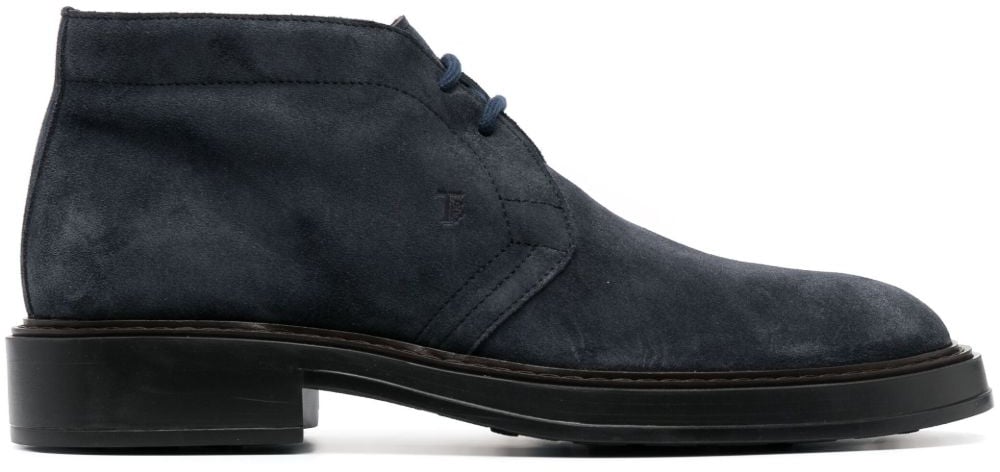 Tod's Flat Shoes Blue Blauw