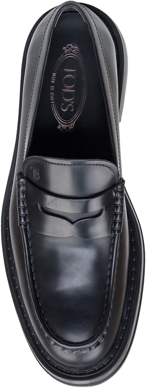 Tod's Mocassino in Pelle Zwart