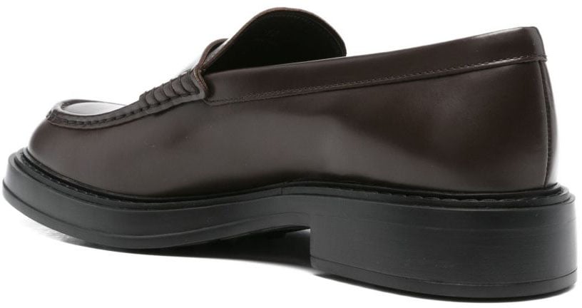 Tod's Flat Shoes Marrone Scuro Bruin