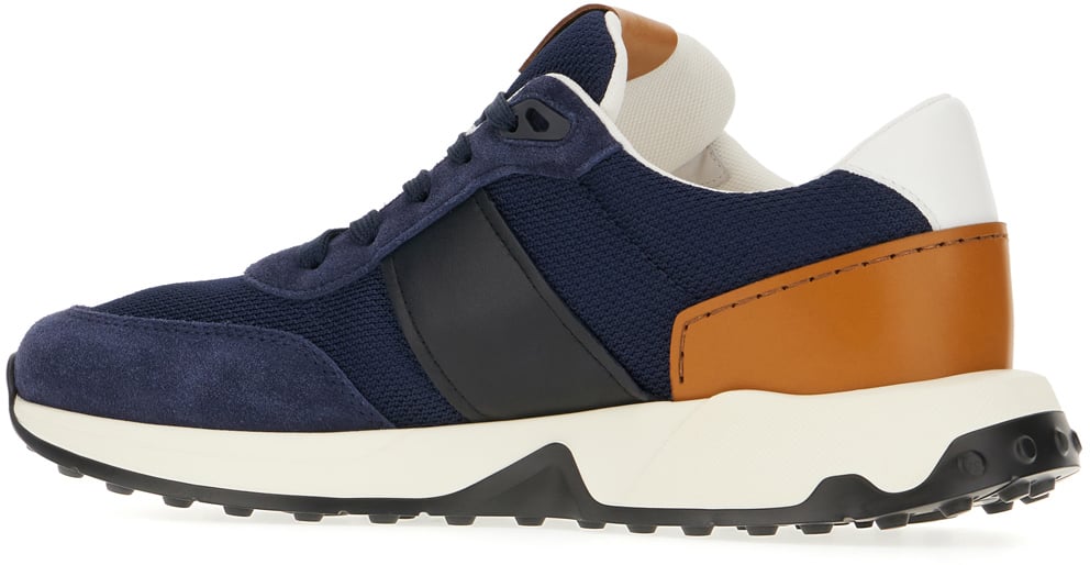 Tod's Tod's Multicolor leather and mesh sneakers Divers