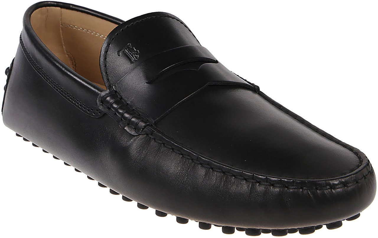 Tod's 64c New Gommino Loafers Black Zwart