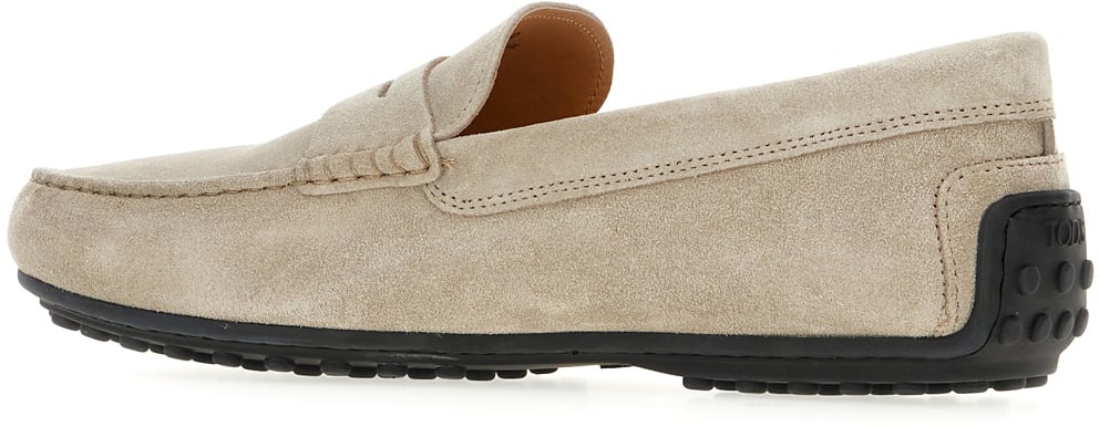 Tod's Tod's Grey suede loafers Grijs