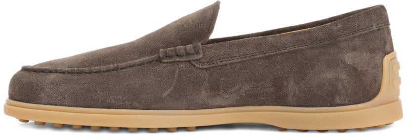 Tod's Flat Shoes Marrone Scuro Bruin