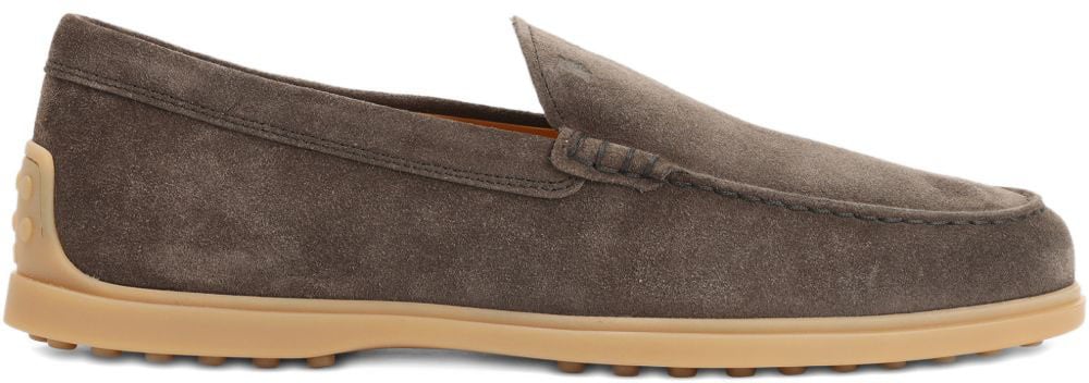 Tod's Flat Shoes Marrone Scuro Bruin