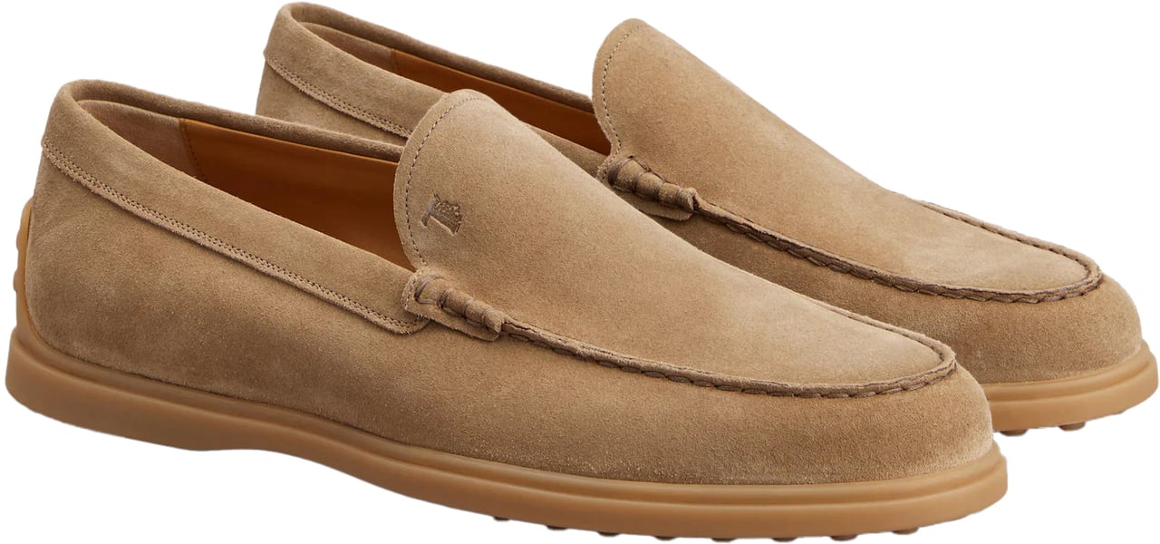 Tod's Flat Shoes Tabacco Chiaro Bruin