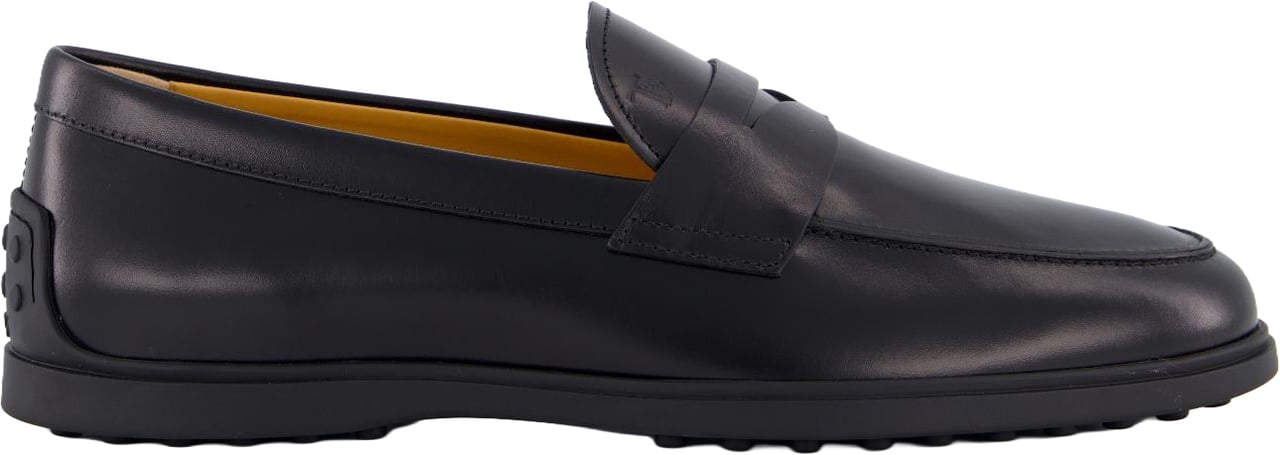 Tod's Tods Heren 78L Mocassino Zwart Zwart