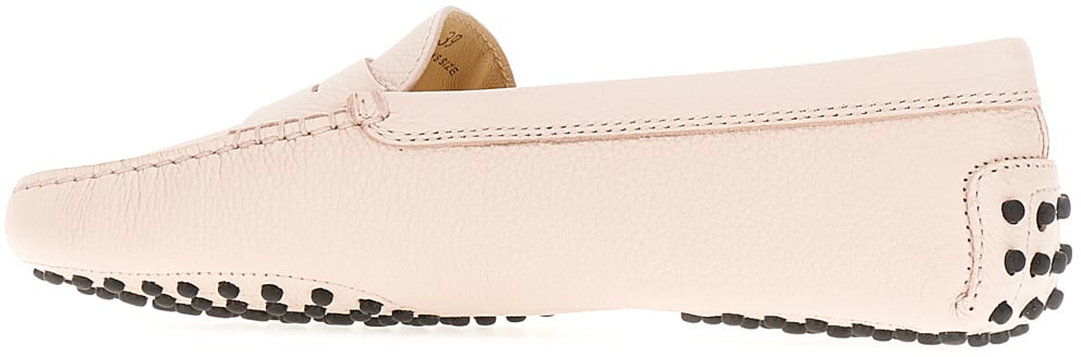 Tod's Tod's Pink leather loafers Roze
