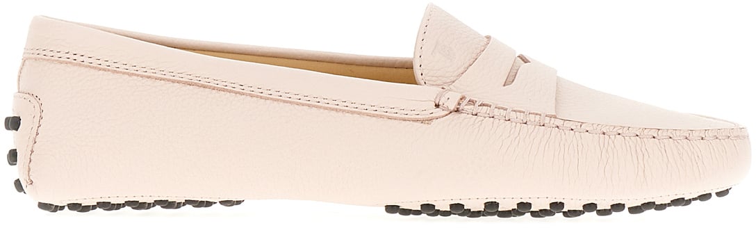 Tod's Tod's Pink leather loafers Roze