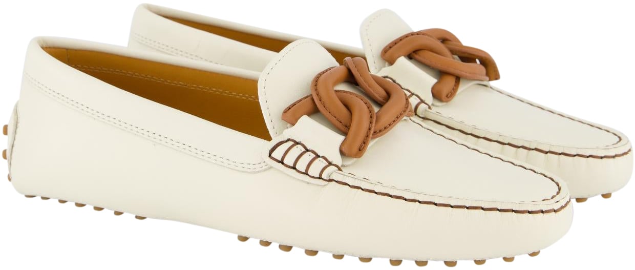 Tod's Dames Gommini Catena Wit Wit