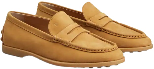 Tod's Flat Shoes Camel Beige