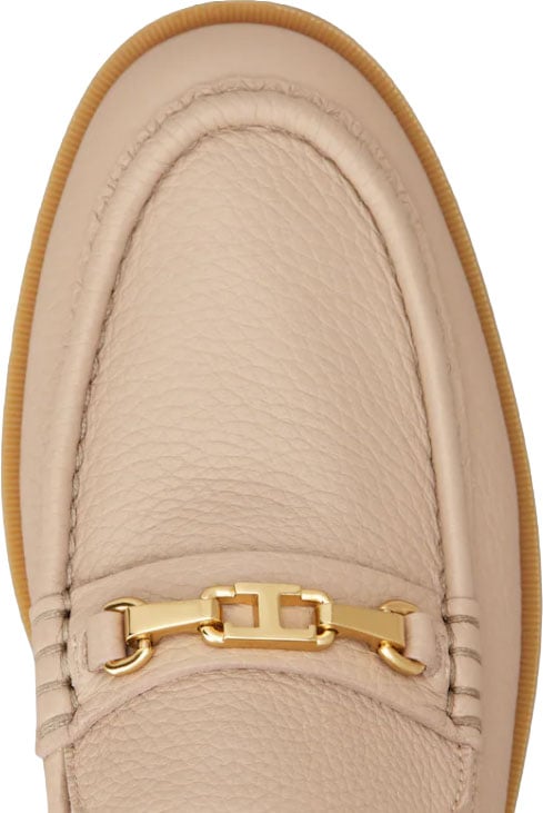 Tod's Flat Shoes Pink Beige