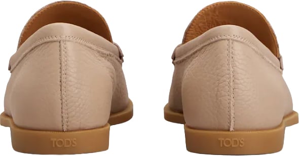 Tod's Flat Shoes Pink Beige