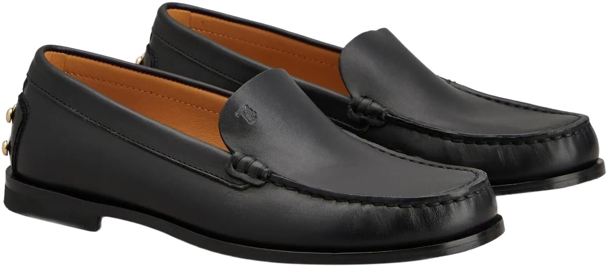 Tod's Dames Cuoio 03M Pantofola Gommini Me Zwart