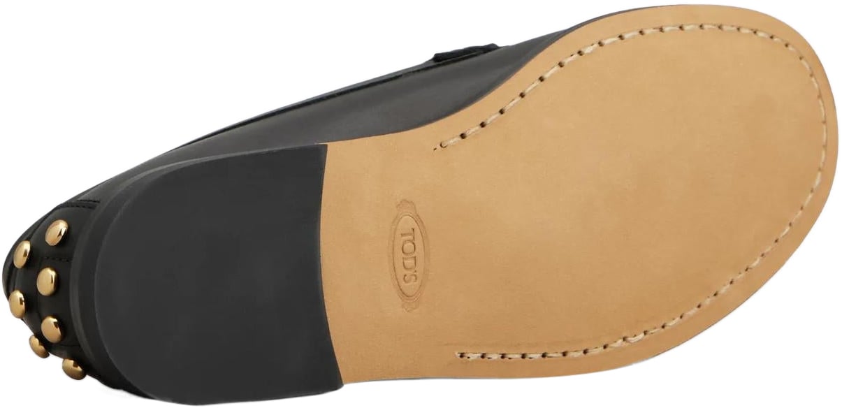 Tod's Dames Cuoio 03M Pantofola Gommini Me Zwart