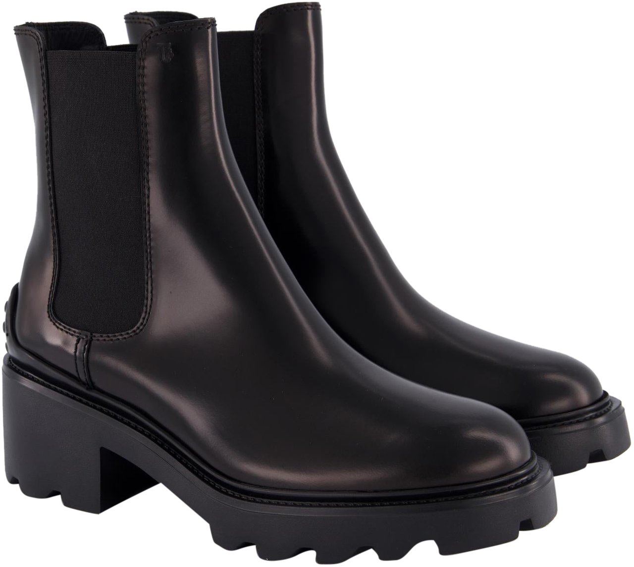 Tod's Dames Gomma Carro T6008D Booty Zwart Zwart