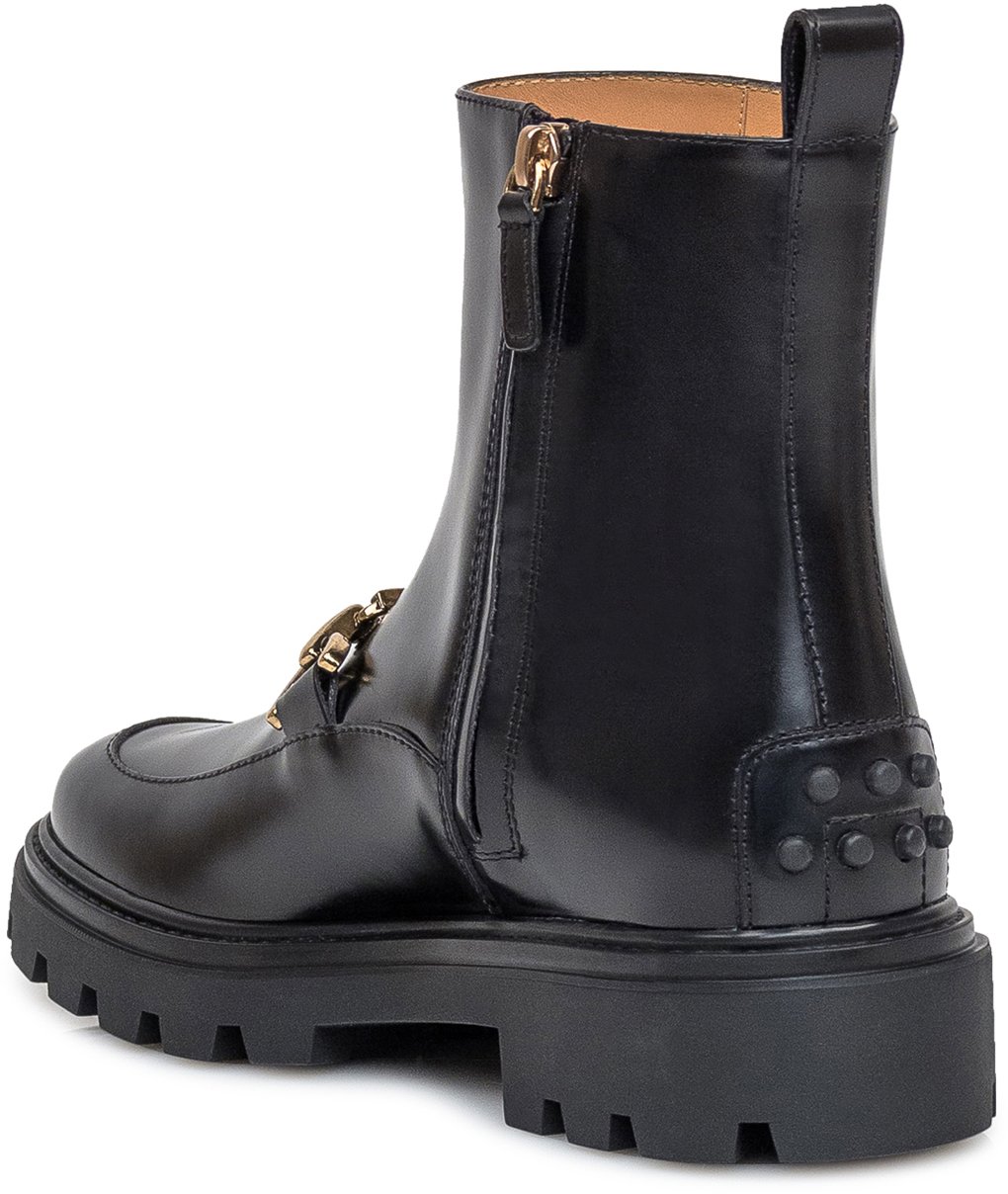 Tod's Stivaletto Morsetto Tod's in Pelle Zwart