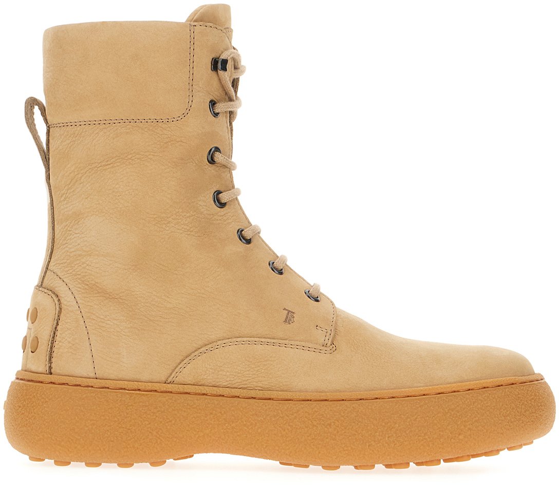 Tod's Tod's Beige suede ankle boots Bruin