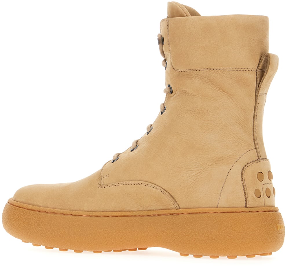 Tod's Tod's Beige suede ankle boots Bruin