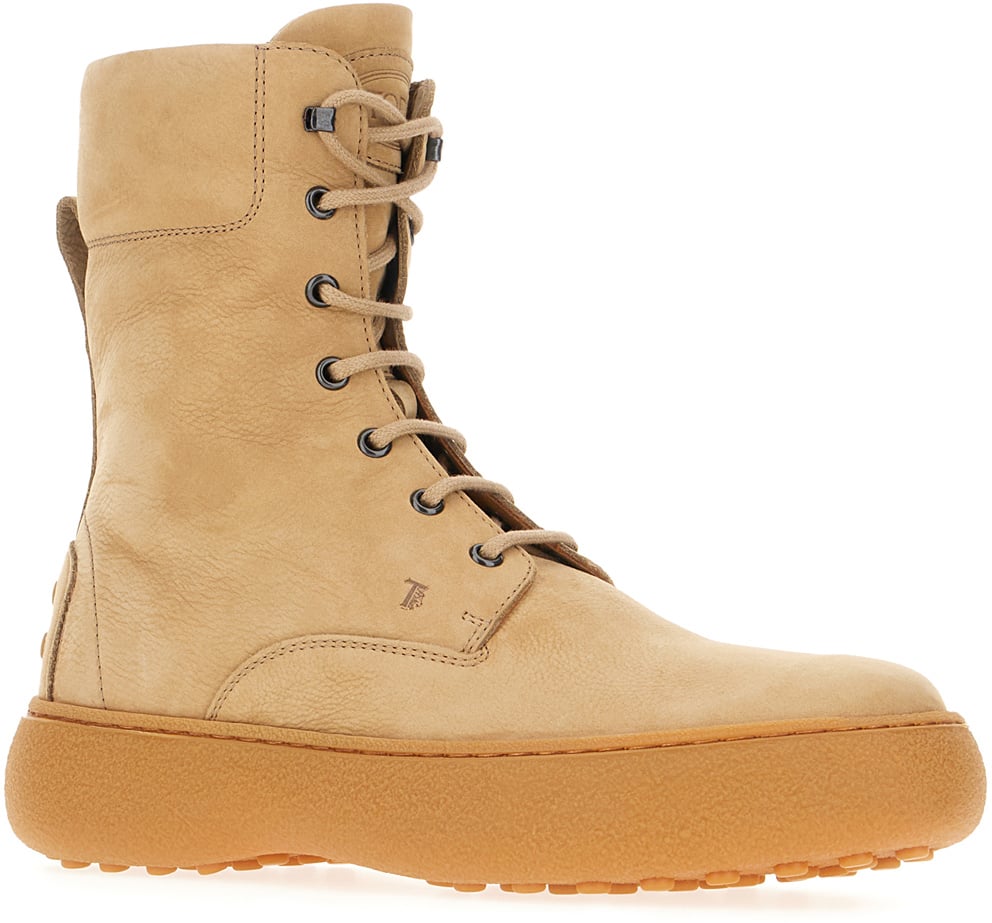 Tod's Tod's Beige suede ankle boots Bruin