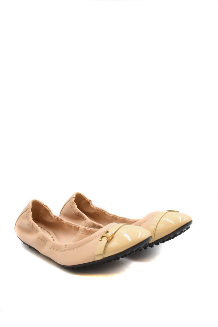 Tod's Ballet Flats Beige Beige