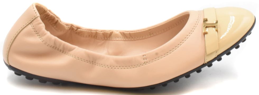 Tod's Ballet Flats Beige Beige