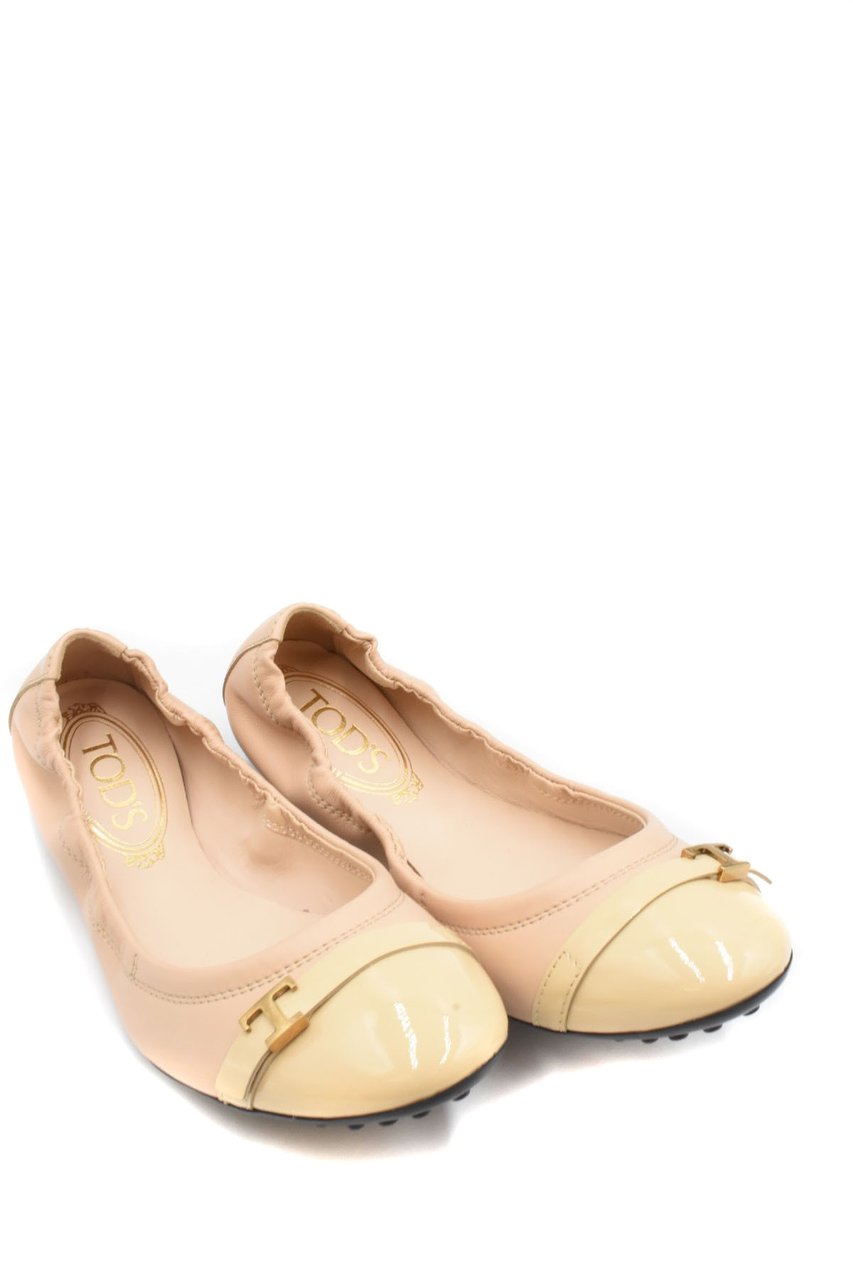 Tod's Ballet Flats Beige Beige