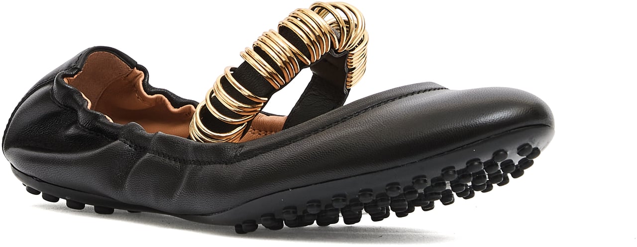 Tod's Ballerina Gommini Pelle Nero Zwart