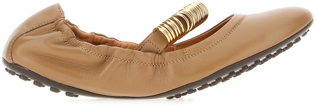 Tod's Tod's Brown leather ballerinas Bruin