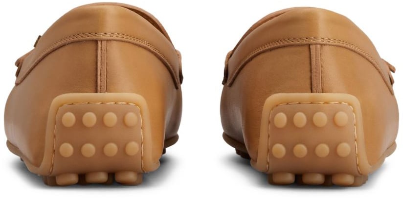 Tod's Flat Shoes Camel Beige