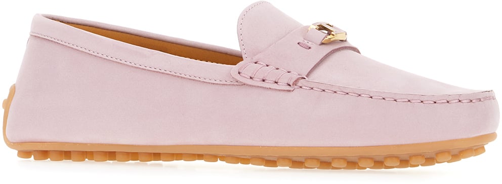 Tod's Tod's Lilac suede loafers Paars