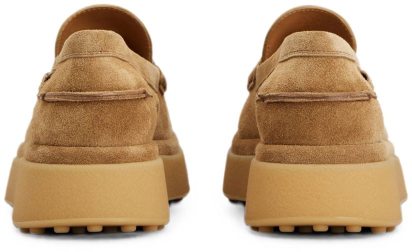 Tod's Flat Shoes Brown Beige