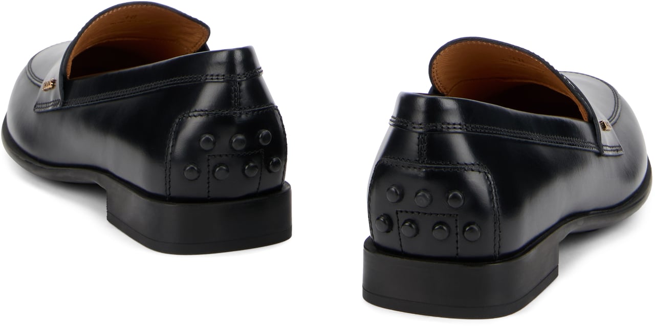 Tod's Classic leather moccasins Zwart
